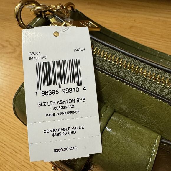 ❤️Coach ashton bag glazed leather/Olive - Picture 8 of 11